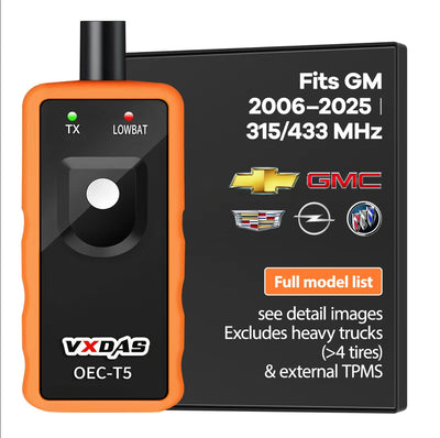 Herramienta de Activación AutoTPMS para Vehículos GM