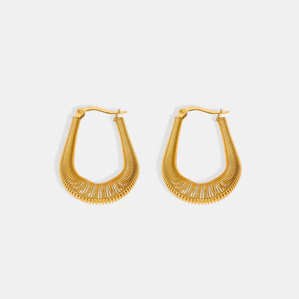 Titanium Steel U Shape Earrings - Korvel