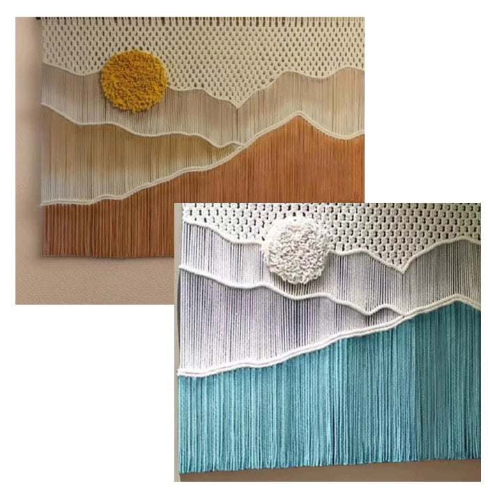 Hand Dyed Landscape Tapestries - Decorative Wall Art