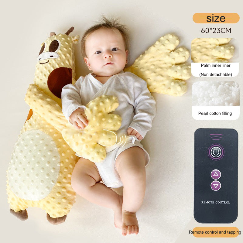 Coussin Apaisant en Peluche pour Bébé - Cerf Rose
