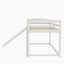 Twin over Twin Bunk Bed with Convertible Slide and Ladder   White - Korvel
