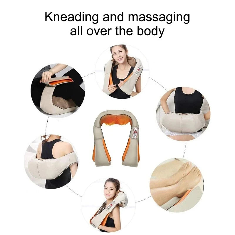 U-Shaped Electric Shiatsu Massage Shawl with Heat