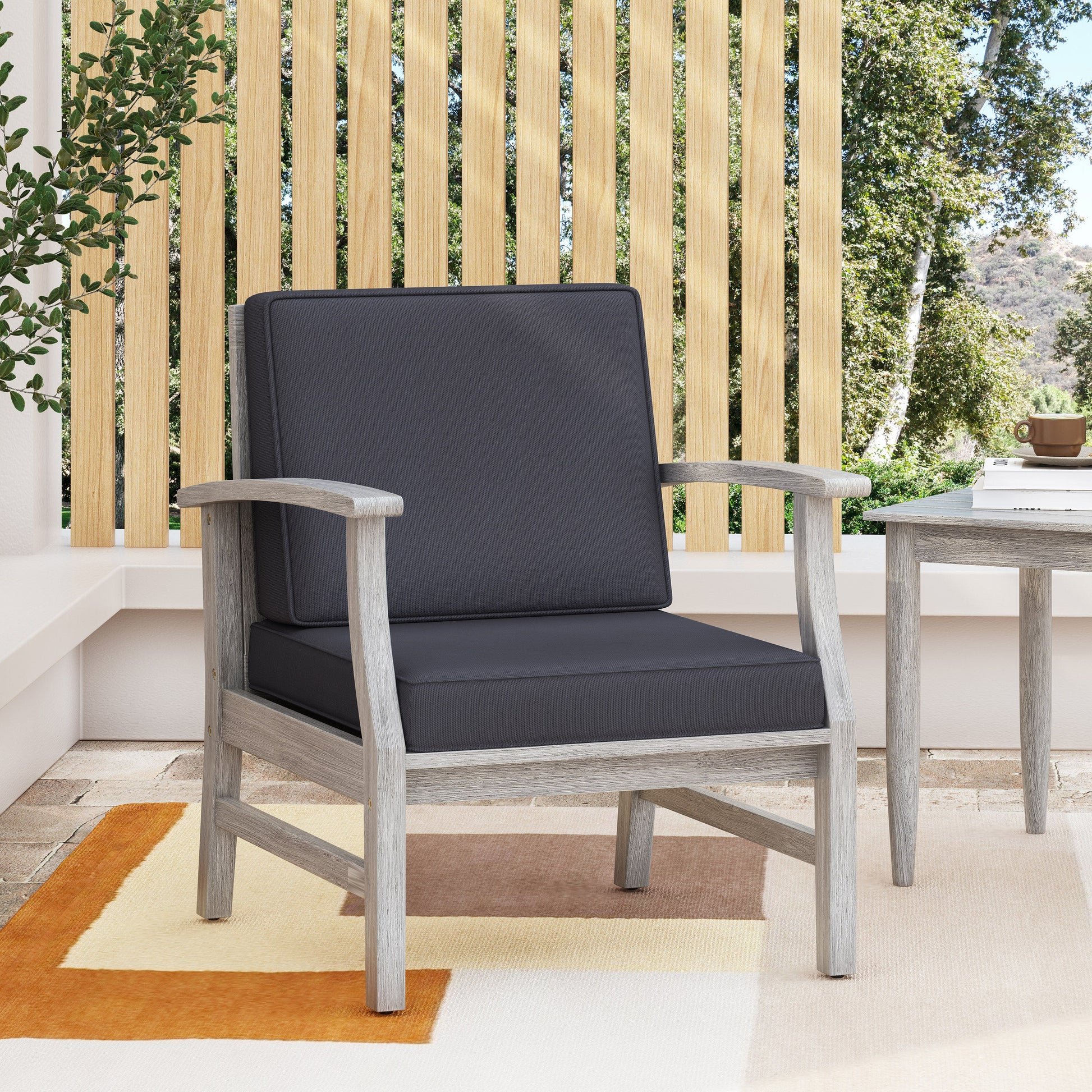 PERLA CLUB CHAIR, LIGHT GREY - Korvel