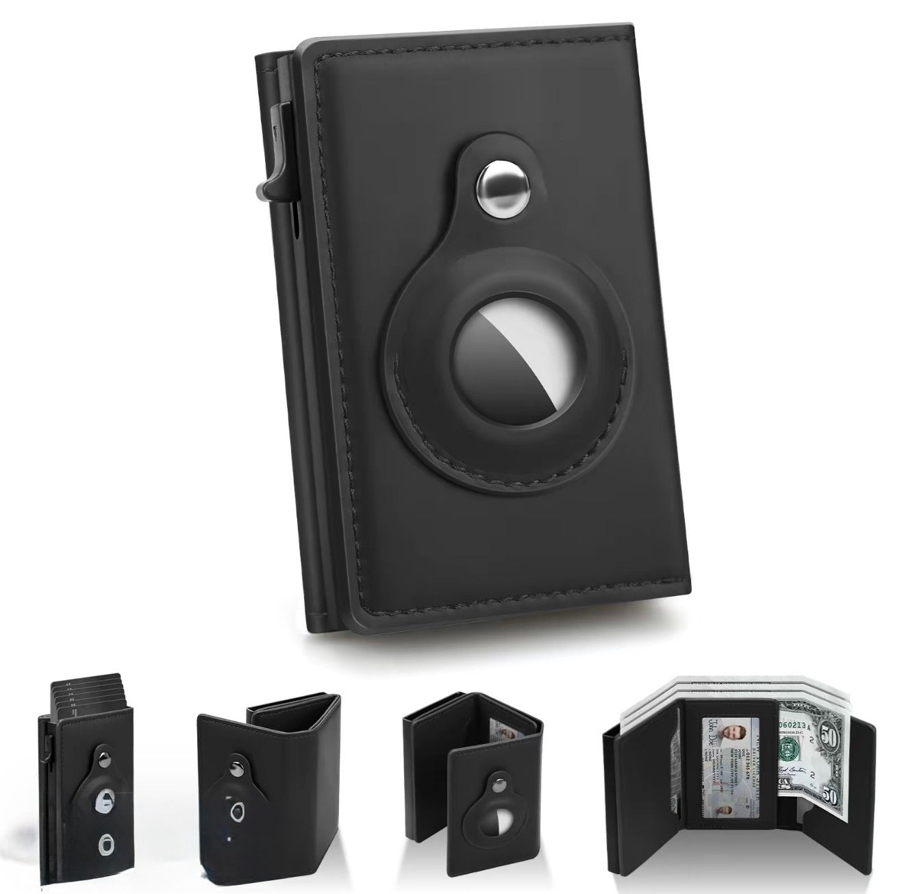 SlimGuard RFID Wallet - Minimalist Design & Security