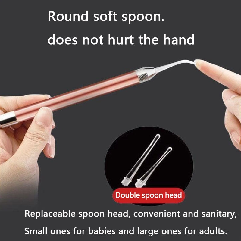 LED Flashlight Ear Cleaner with Magnifier