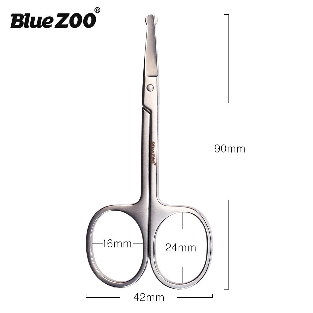 Tondeuse à poils de nez en acier inoxydable premium - 9 cm