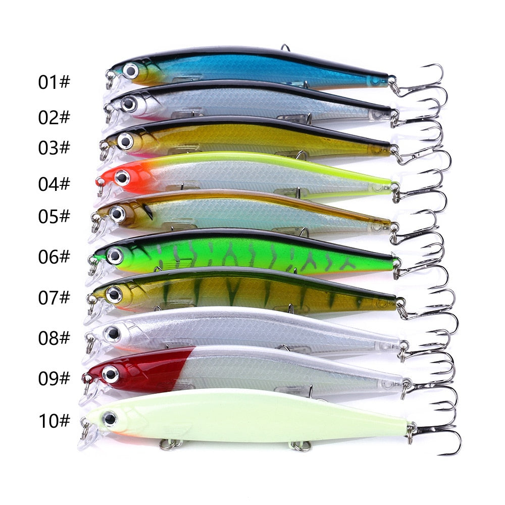 110mm 13g Swimbaits Bass Big Fish Fishing lure sinking Floating Wobblers Hard bait Crankbait Minnow Lure for pike Fishing tackle - Korvel