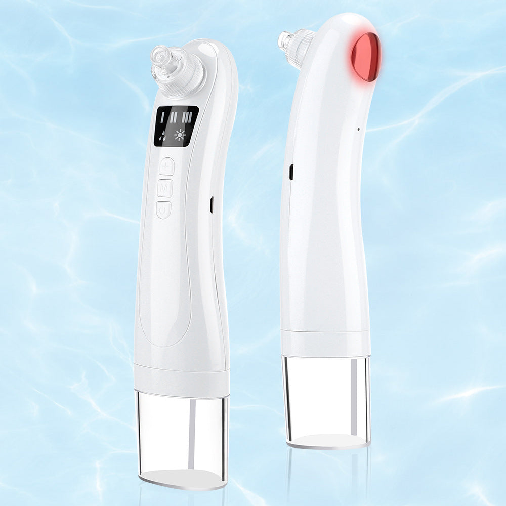 Hailicare Small Bubble Hot Compress Blackhead Instrument With Water Tank To Suck Blackheads USB Charging Beauty Instrument - Korvel