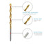 50Pcs Titanium Coated HSS Drill Bit Set - Premium Quality