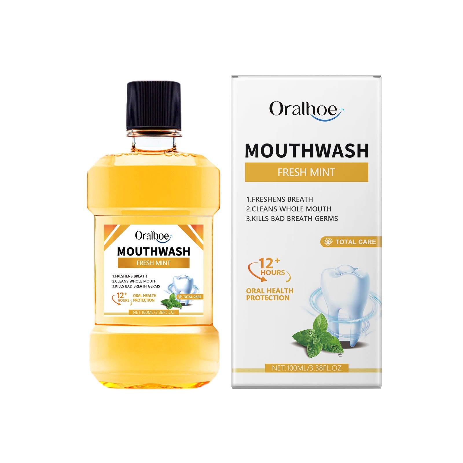 Breath Freshening Mouthwash Fresh Breath Daily Care Teeth Cleaning Odor Mouthwash - Korvel