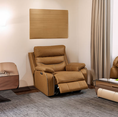 Liyasi Dual OKIN Motor Rocking and 240 Degree Swivel Single Sofa Seat recliner Chair Infinite Position - Korvel