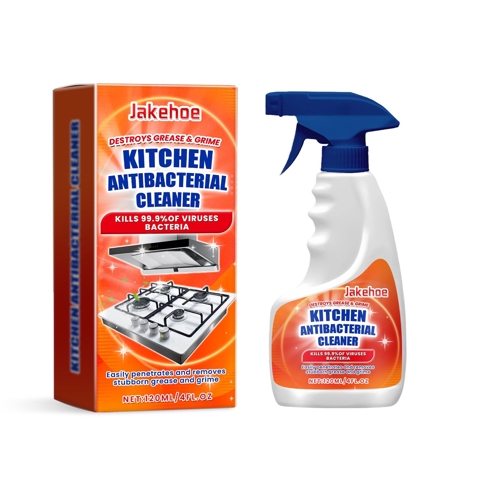 Kitchen Spray Cleaner, Kitchen Stove Hood Cleaning Oil And Dirt Removal Cleaner - Korvel