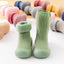 Baby walking shoes in autumn and winter with plush and thickened soft soles, non slip, pure cotton floor socks for both boys and girls to keep warm - Korvel