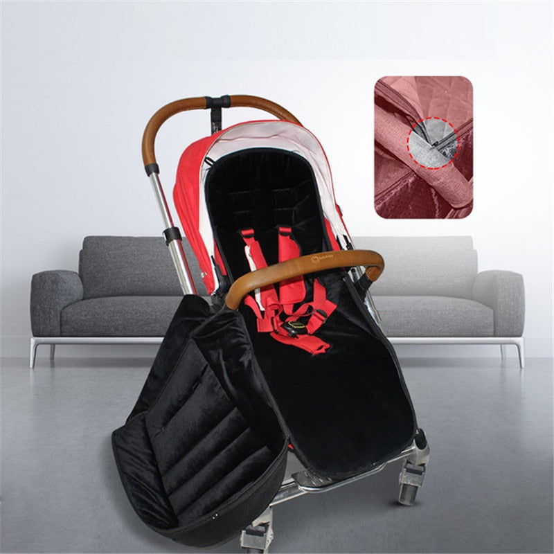 Winter Thick Sleeping Bags Warm Baby Sleepsack Envelope For Newborn Infant Windproof Stroller Cushion Footmuff  Pram - Korvel