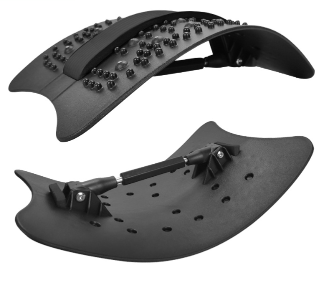 124 Freely Adjustable Back Stretch Equipment Massager Stretching Device - Korvel