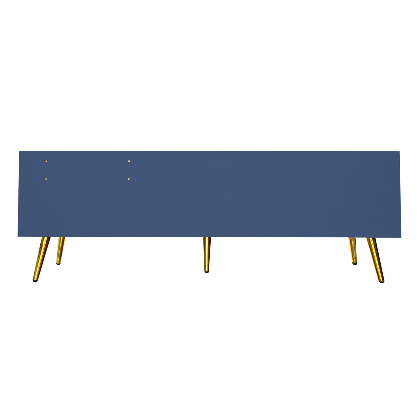 Modern Navy Shoe Storage Bench with Hidden Storage & Cushions