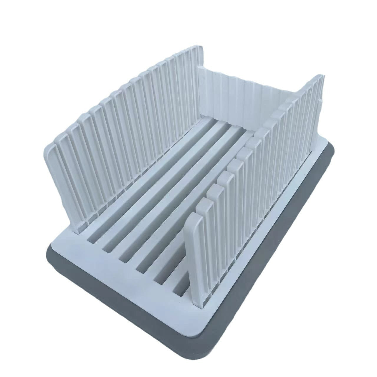 New detachable bread cutting tray Multifunctional foldable bread slicer with tray - Korvel