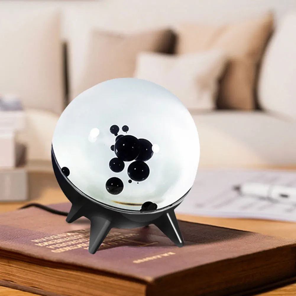 Ferrofluid Music Rhythm Lamp Sound Sensitive Dancing Magnet Liquid Toy Ferrofluid Visual Display Lamp Desktop Speakers Companion - Korvel