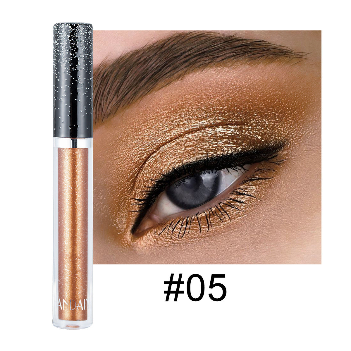 HANDAIYAN 12 Color Single Diamond Liquid Eye Shadow Psychedelic Pearly Shiny Eye Shadow Lying Silkworm Tear Makeup Eye Shadow Liquid - Korvel