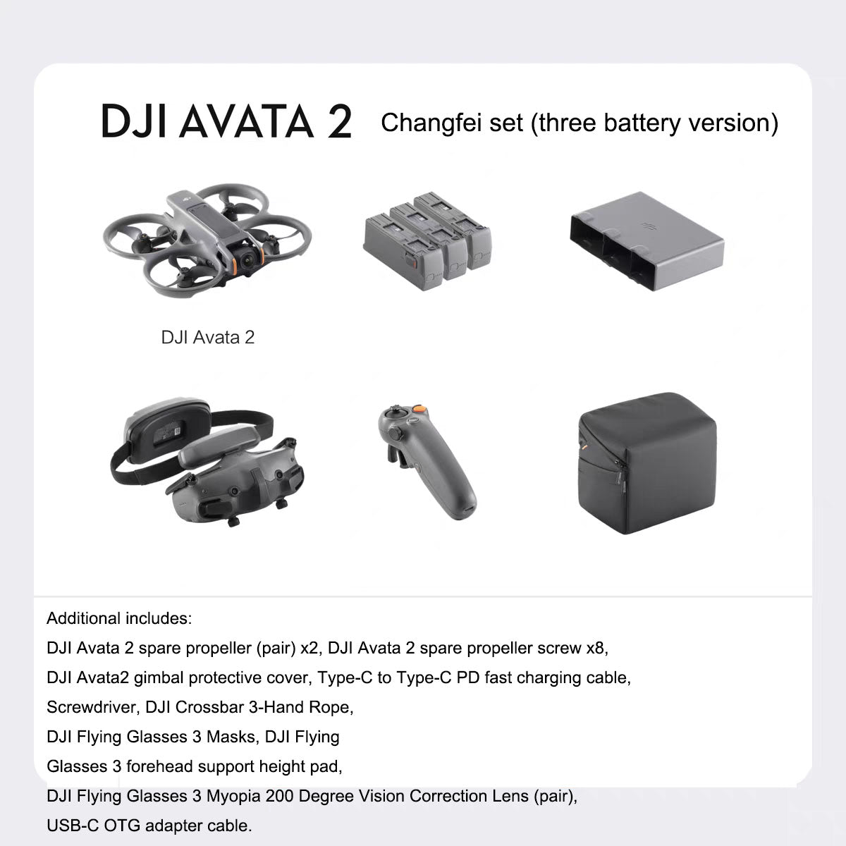 DJI Avata 2 First Perspective Aerial Photography Drone Flight Glasses Sensory Control Immersive Flight - Korvel