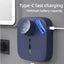 Wall-mounted Automatic Soap Dispenser Multifunctional Infrared Sensor LED Digital Display Touchless Foam USB Rechargeable - Korvel