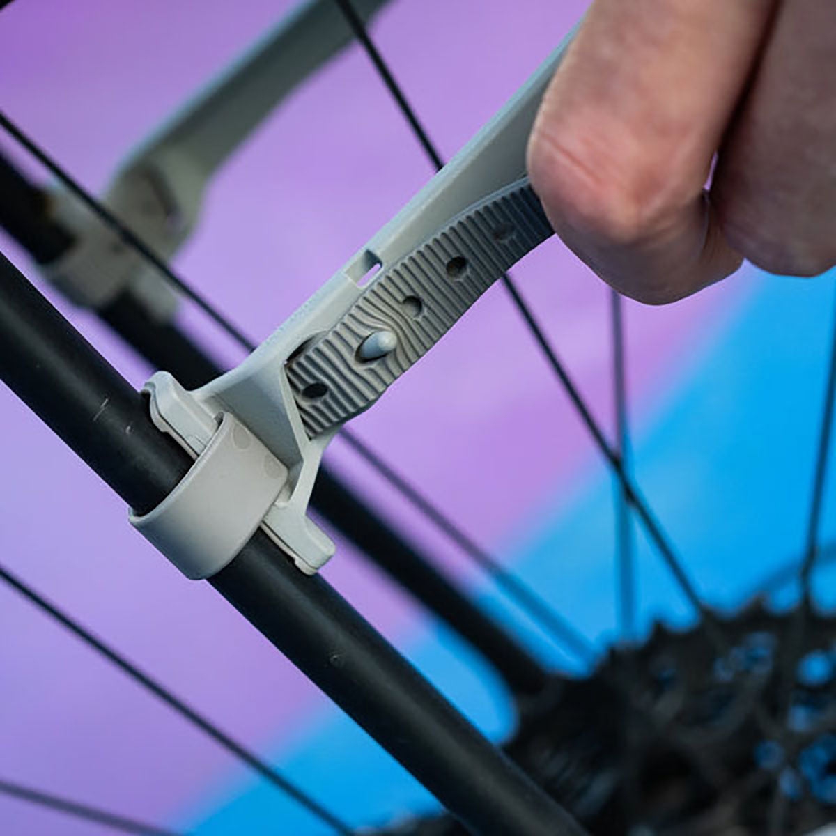 Ass Savers Win Wing Road Rear Mudguard with Grey Wishbone