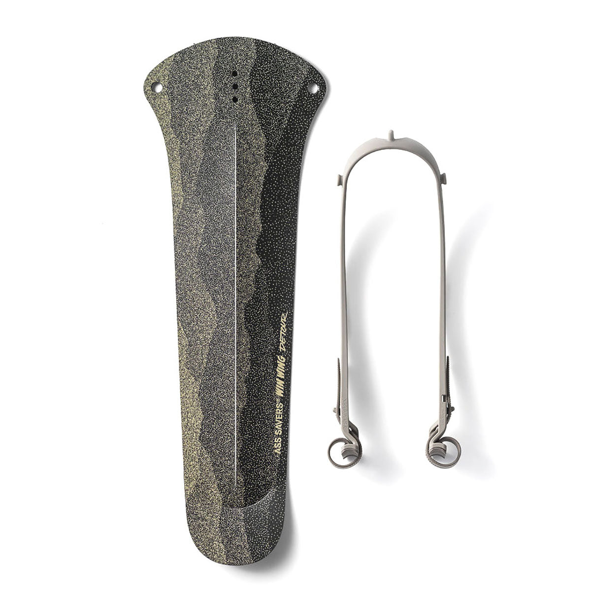 Garde-boue arrière Win Wing Gravel Ass Savers avec wishbone gris
