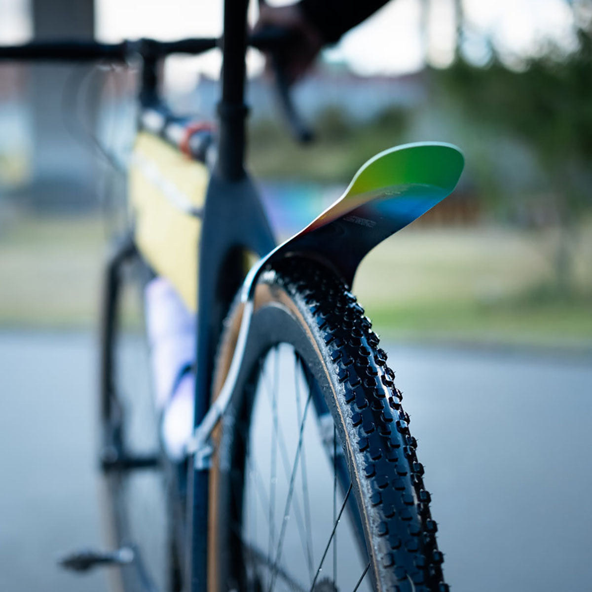 Garde-boue arrière Win Wing Gravel Ass Savers avec wishbone gris