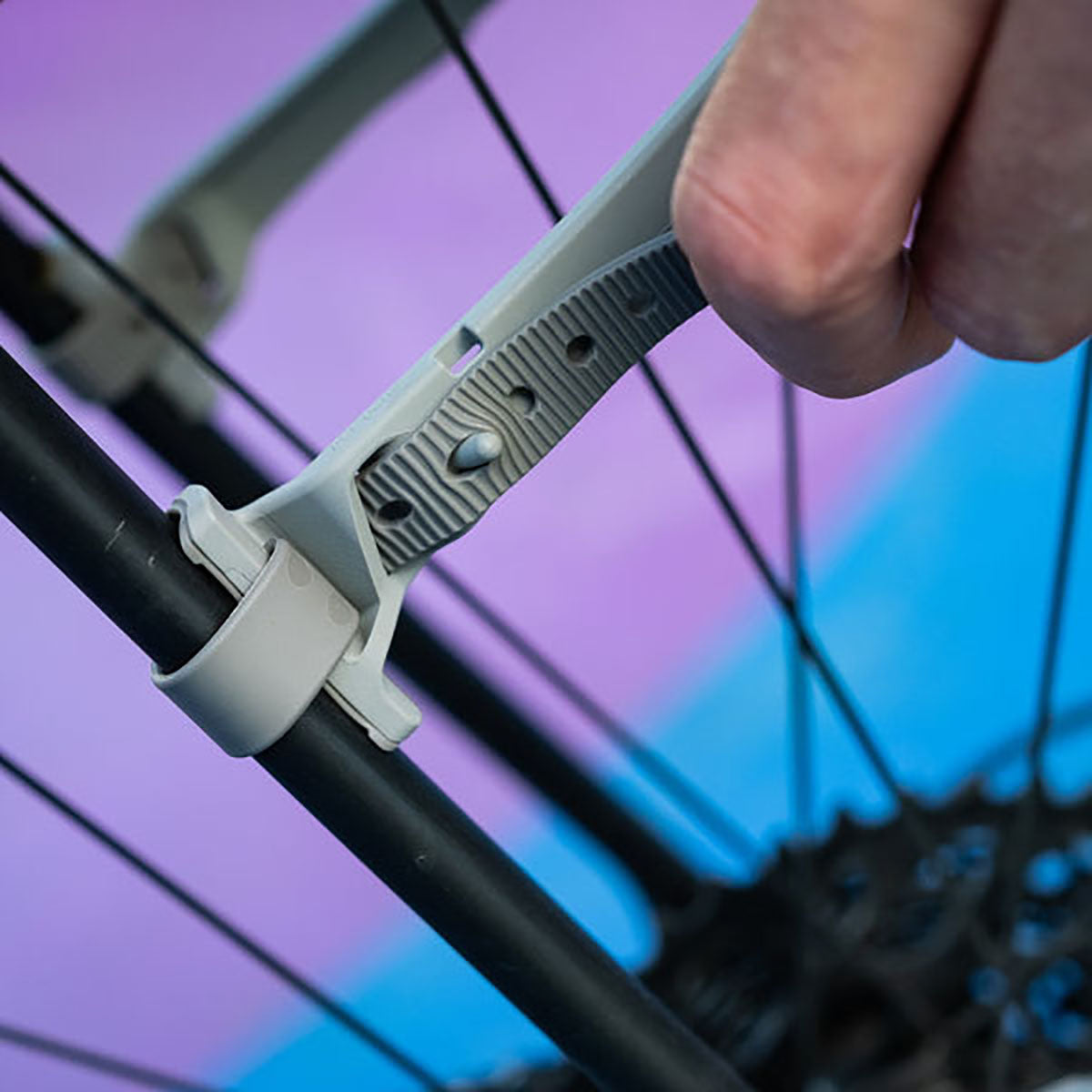 Garde-boue arrière Win Wing Gravel Ass Savers avec wishbone gris