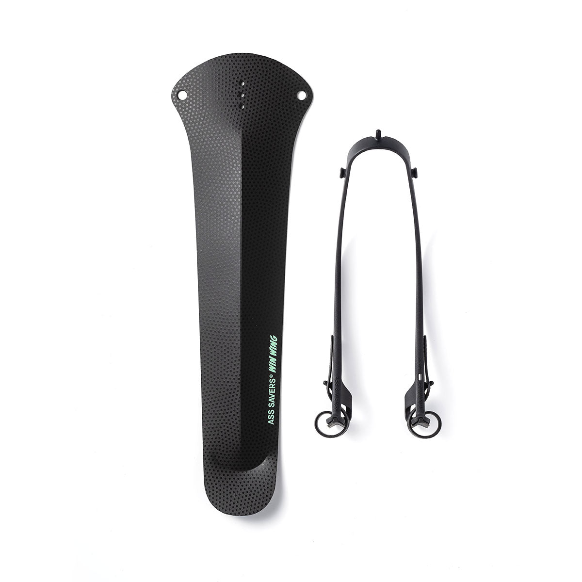 Garde-boue arrière Ass Savers Win Wing 2 avec wishbone noir