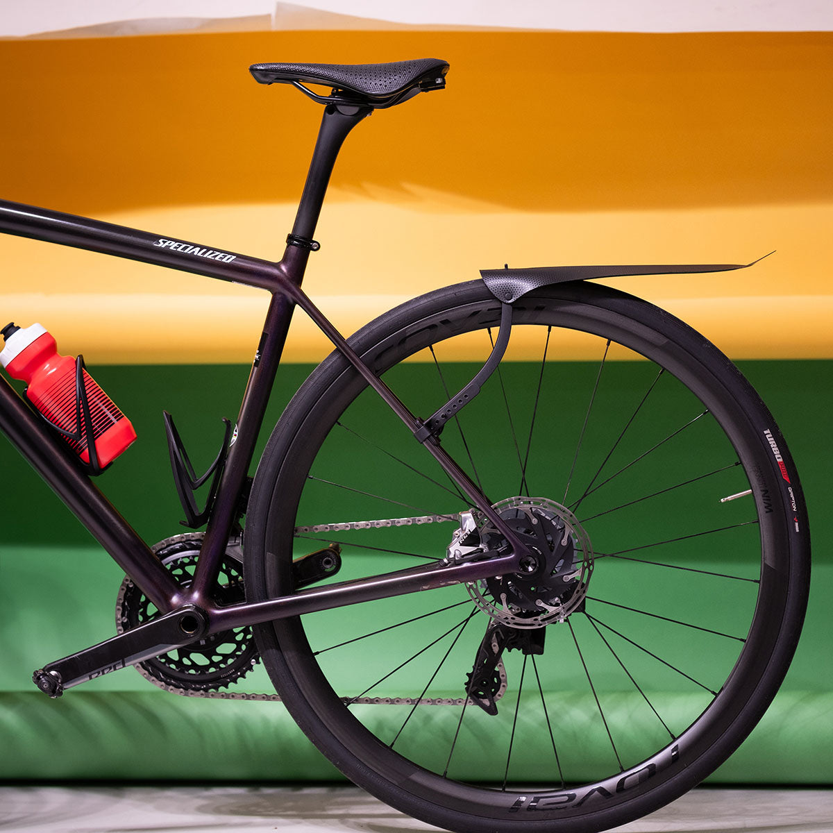 Garde-boue arrière Ass Savers Win Wing 2 avec wishbone noir