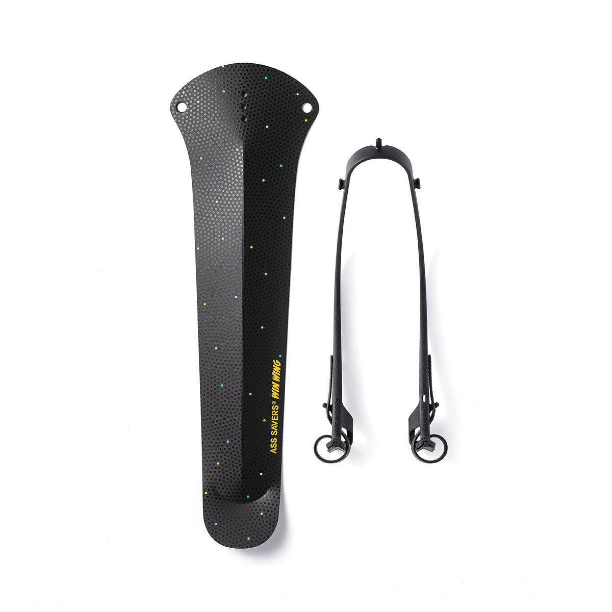 Garde-boue arrière Ass Savers Win Wing 2 avec wishbone noir
