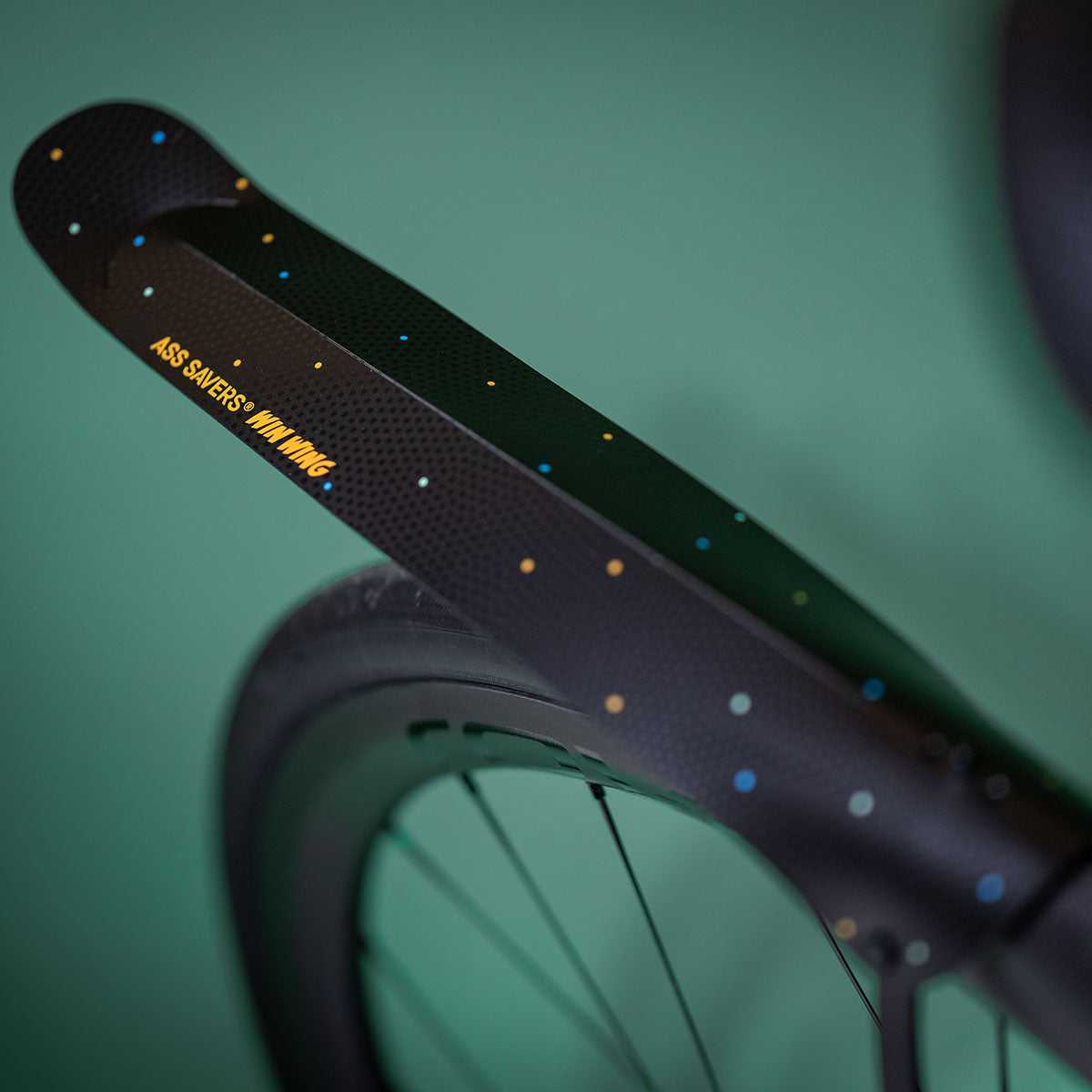 Garde-boue arrière Ass Savers Win Wing 2 avec wishbone noir