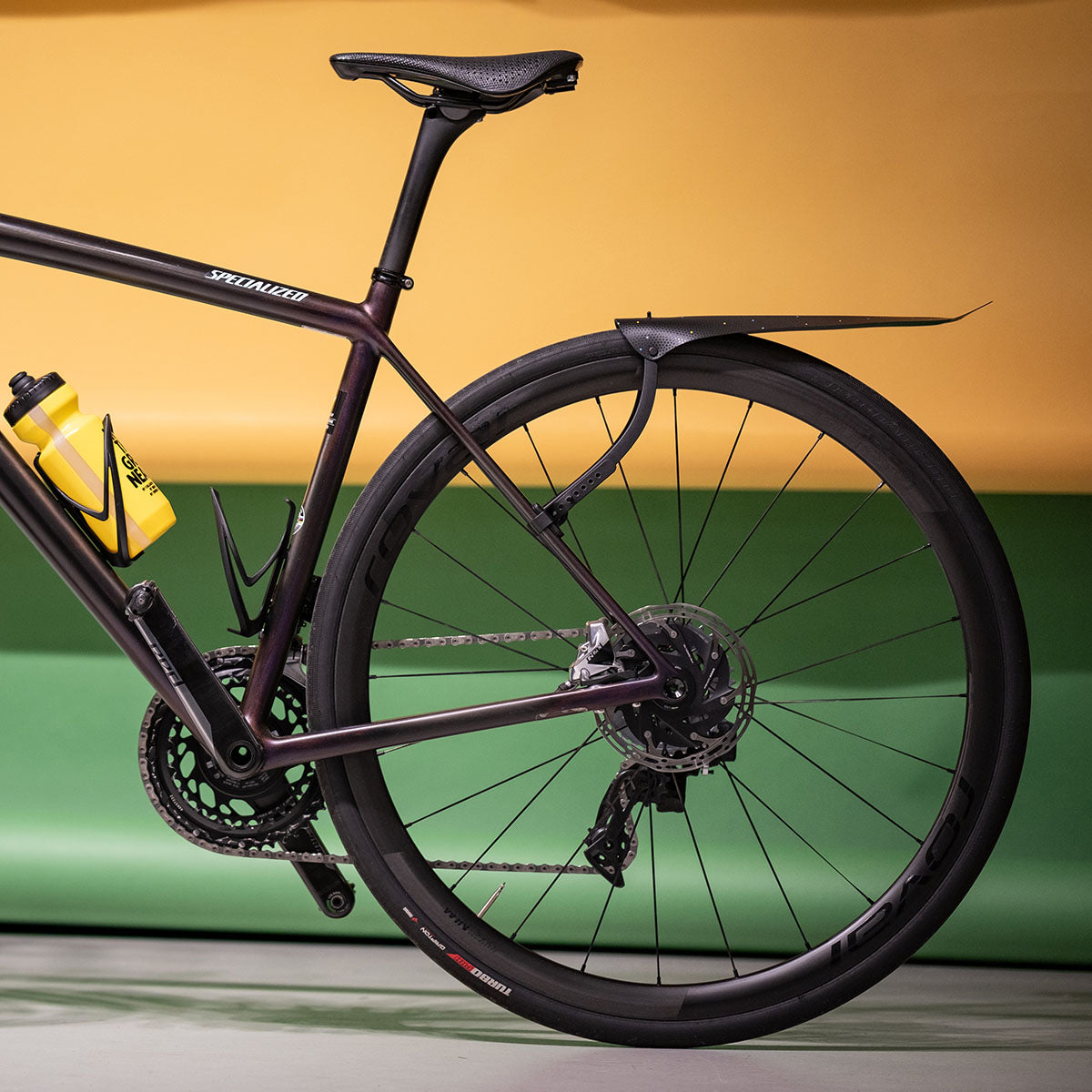 Garde-boue arrière Ass Savers Win Wing 2 avec wishbone noir
