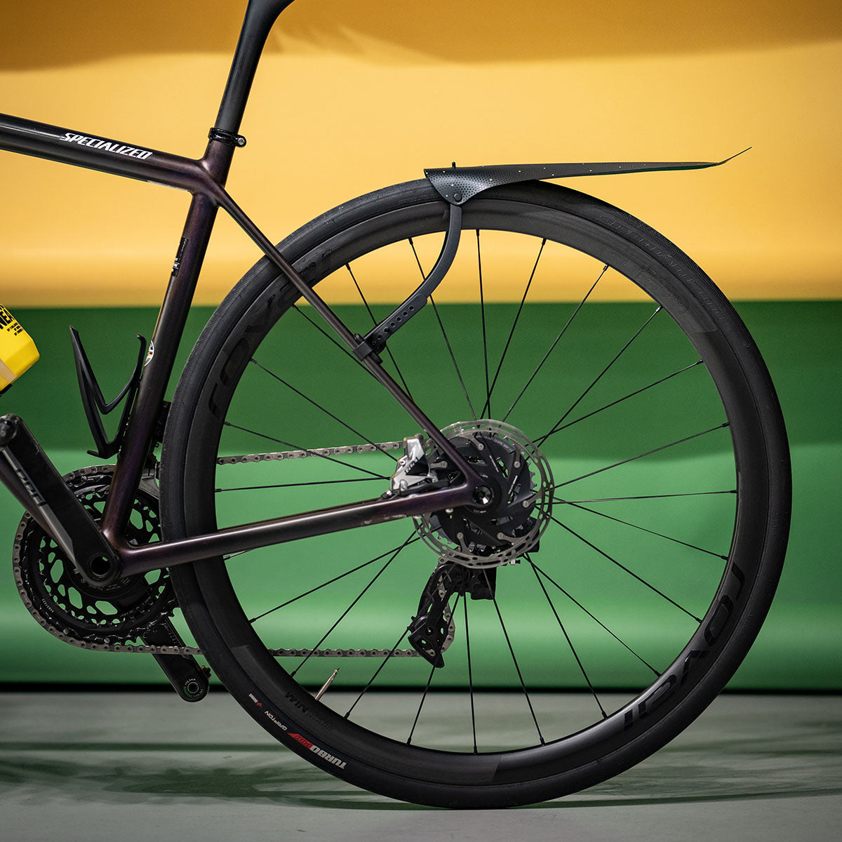 Garde-boue arrière Ass Savers Win Wing 2 avec wishbone noir