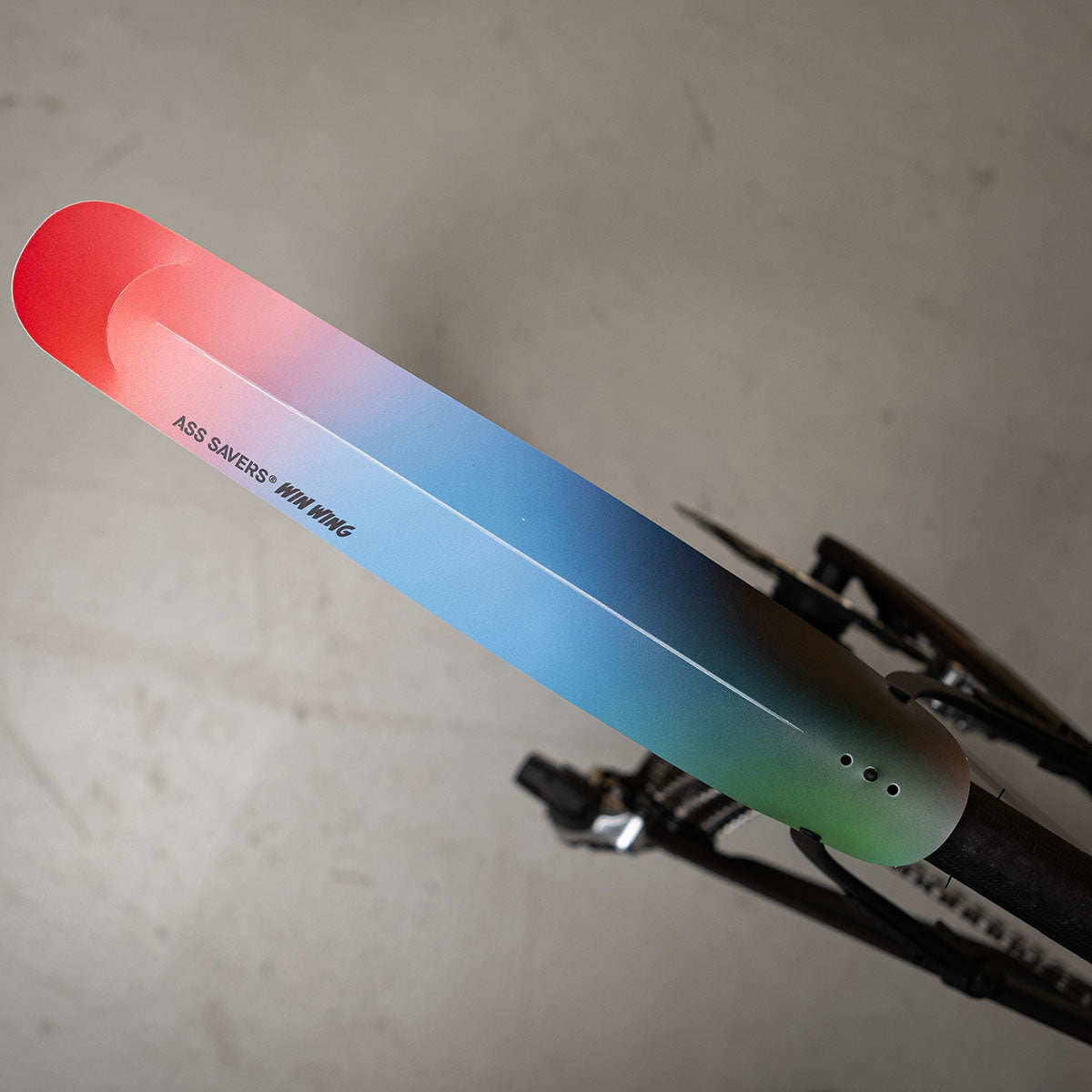 Garde-boue arrière Ass Savers Win Wing 2 avec wishbone noir