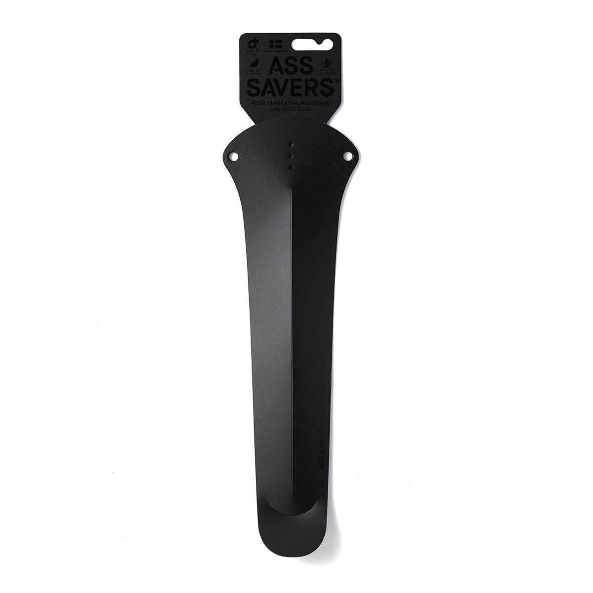 Garde-boue arrière Ass Savers Win Wing 2 avec wishbone noir