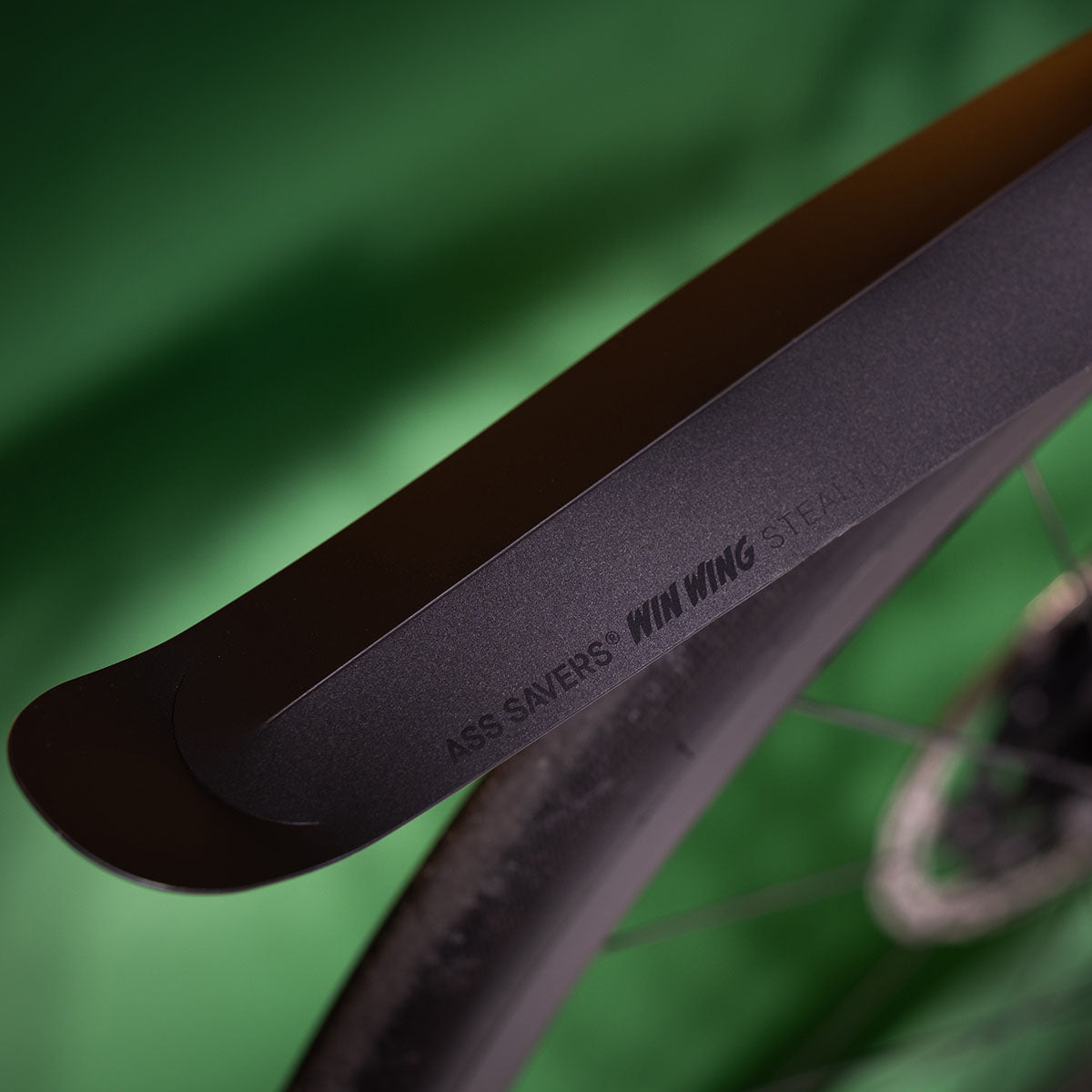 Garde-boue arrière Ass Savers Win Wing 2 avec wishbone noir
