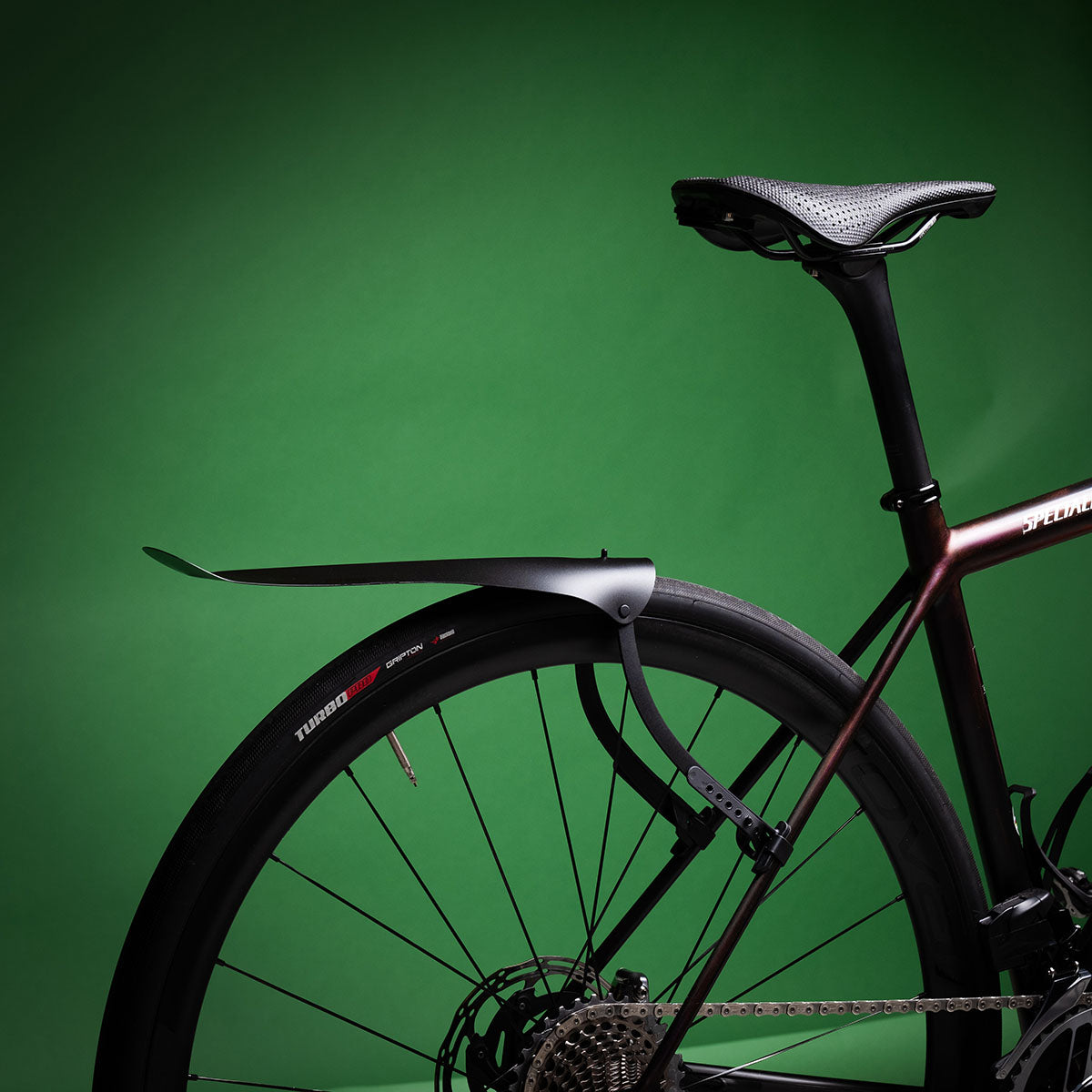 Garde-boue arrière Ass Savers Win Wing 2 avec wishbone noir