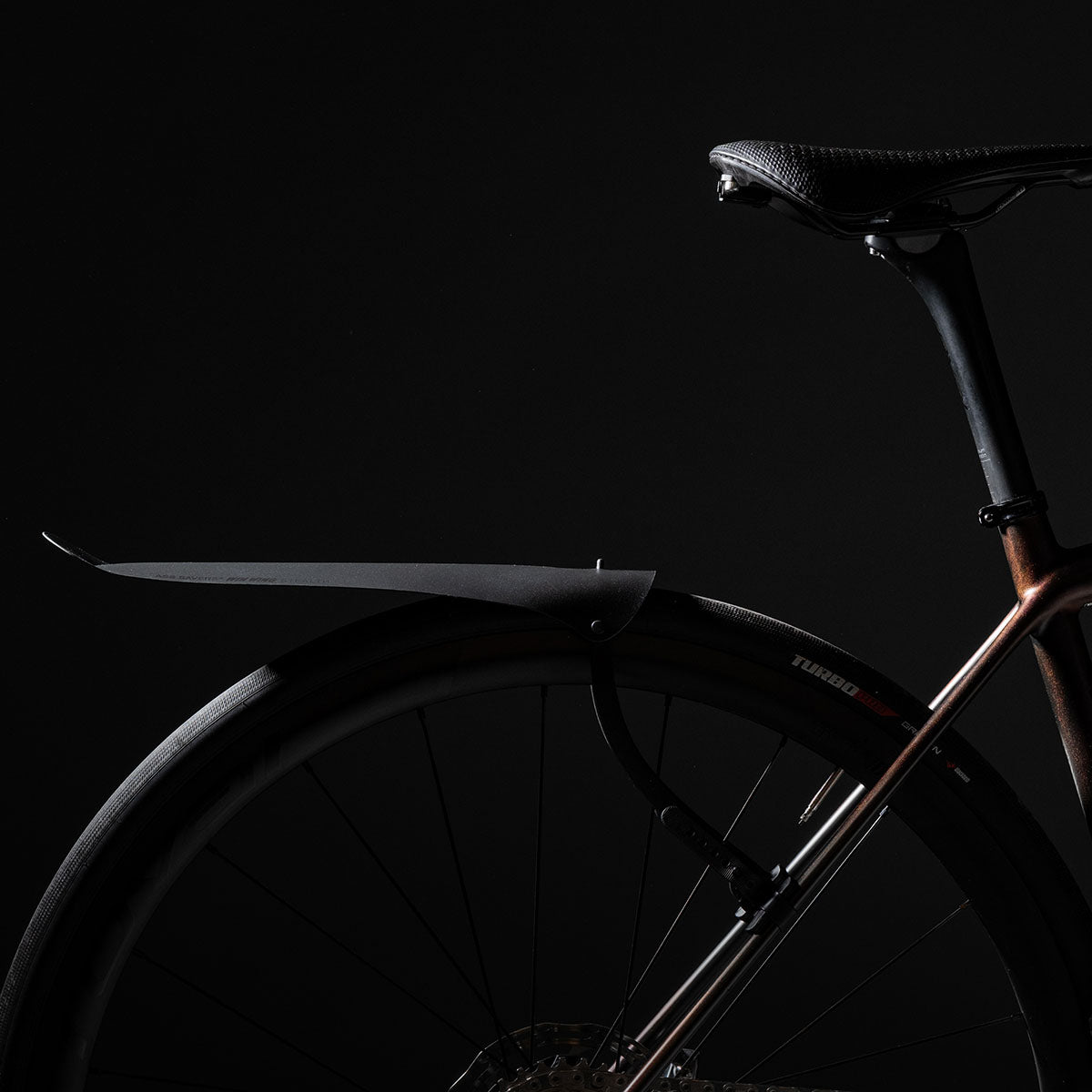 Garde-boue arrière Ass Savers Win Wing 2 avec wishbone noir