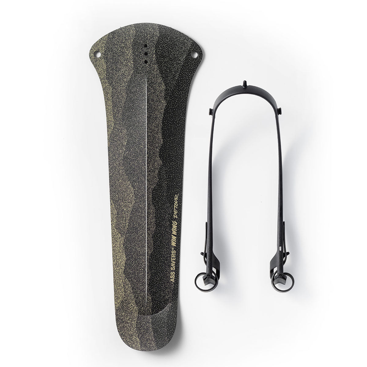 Ass Savers Win Wing 2 Gravel Rear Mudguard with Black Wishbone Technology - Korvel