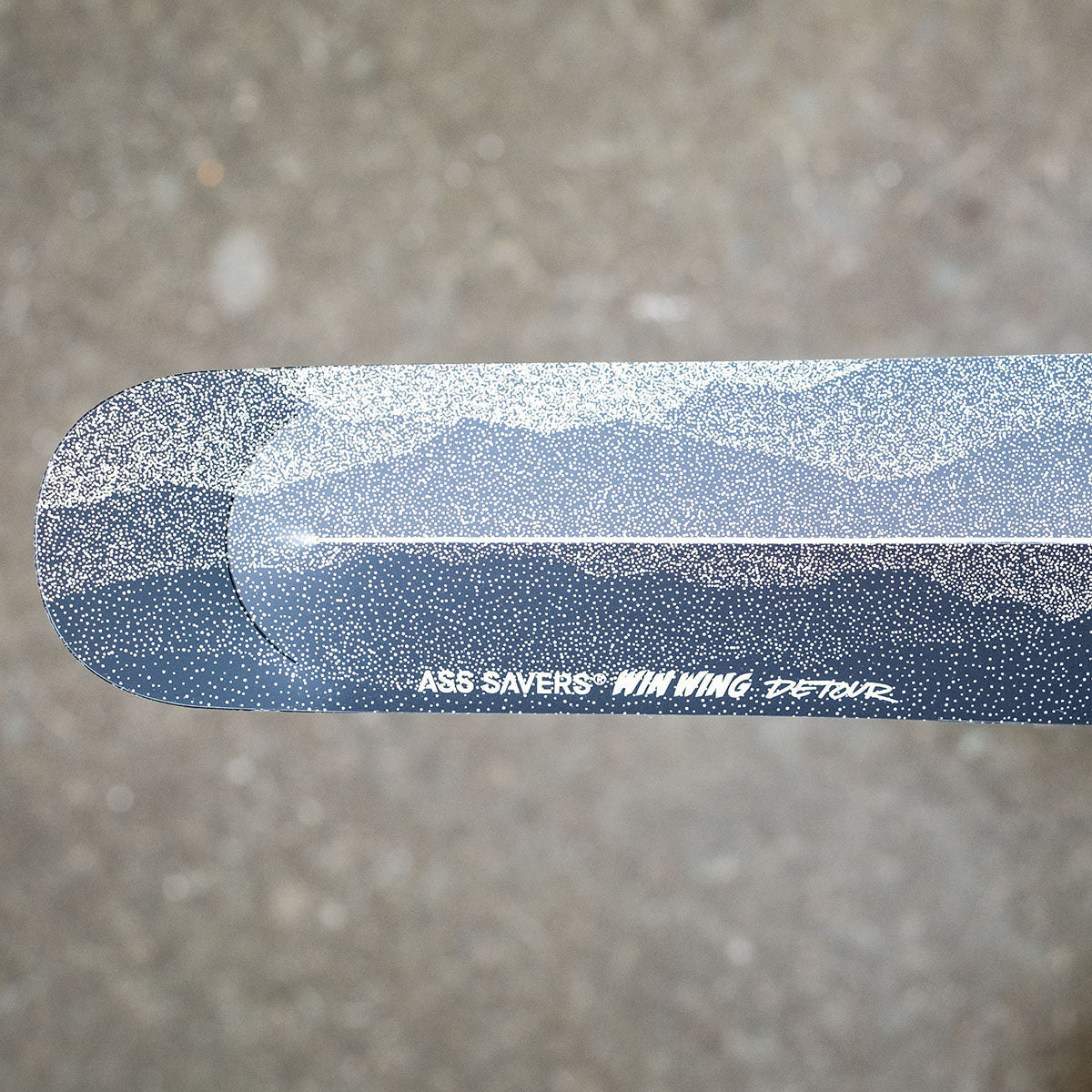 Ass Savers Win Wing 2 Gravel Rear Mudguard with Black Wishbone Technology - Korvel