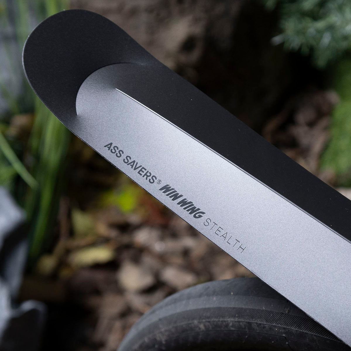 Ass Savers Win Wing 2 Gravel Rear Mudguard with Black Wishbone Technology - Korvel