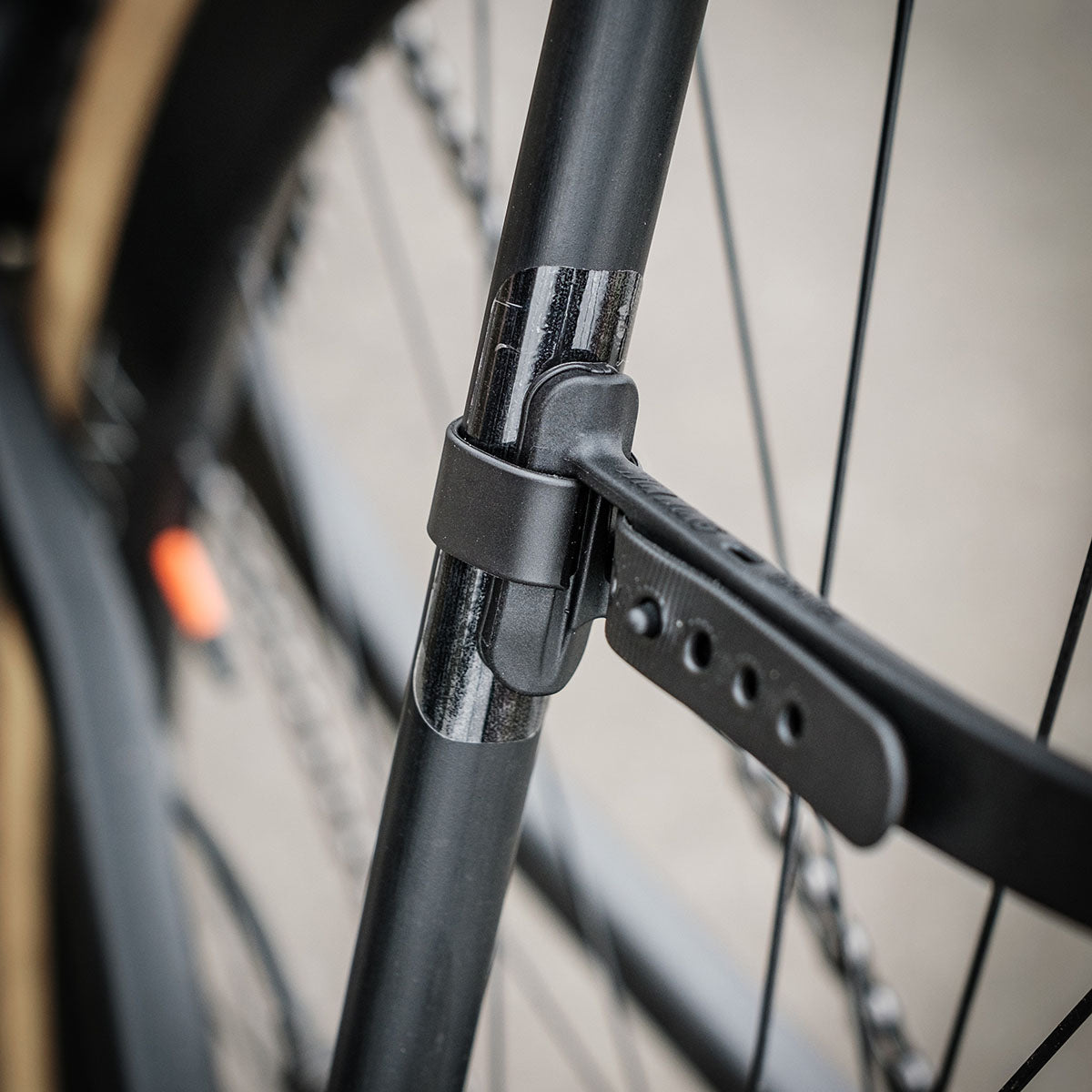 Ass Savers Win Wing 2 Gravel Rear Mudguard with Black Wishbone Technology - Korvel
