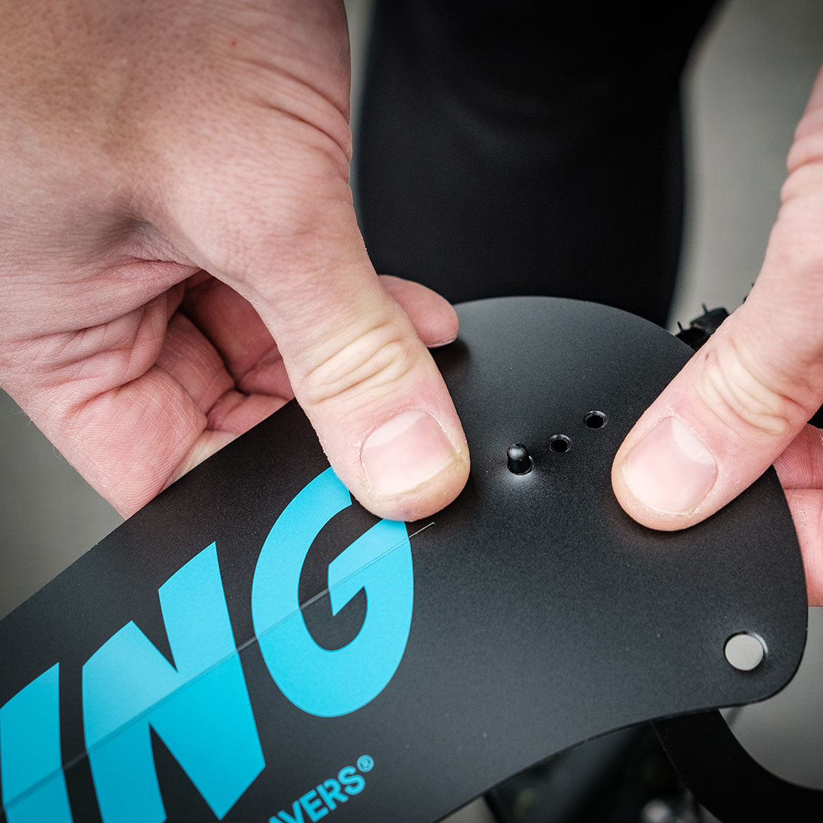 Ass Savers Win Wing 2 Gravel Rear Mudguard with Black Wishbone Technology - Korvel
