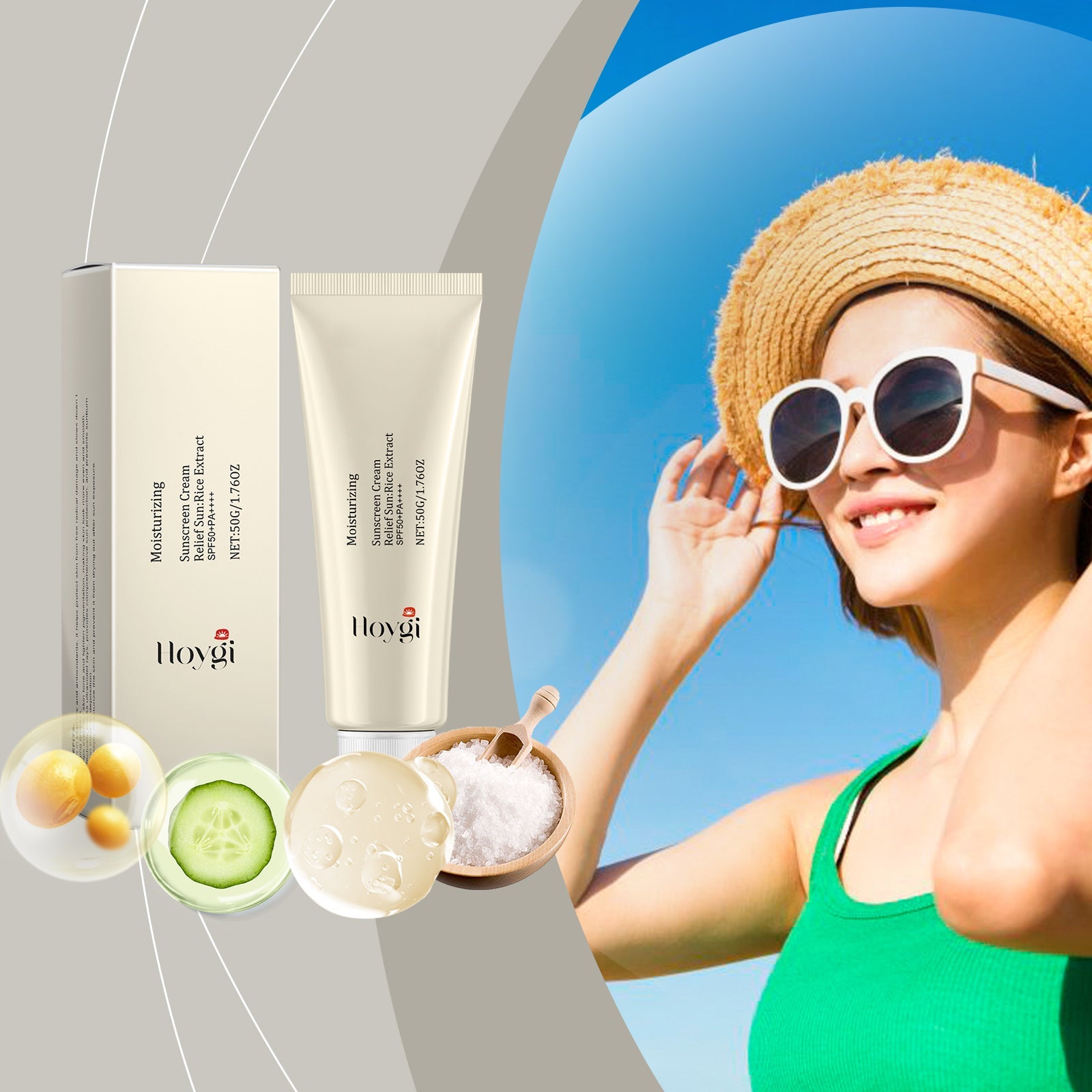 Moisturizing Protective Cream, Summer Outdoor Uv Isolation Protection Refreshing Skin Moisturizing Protective Cream - Korvel