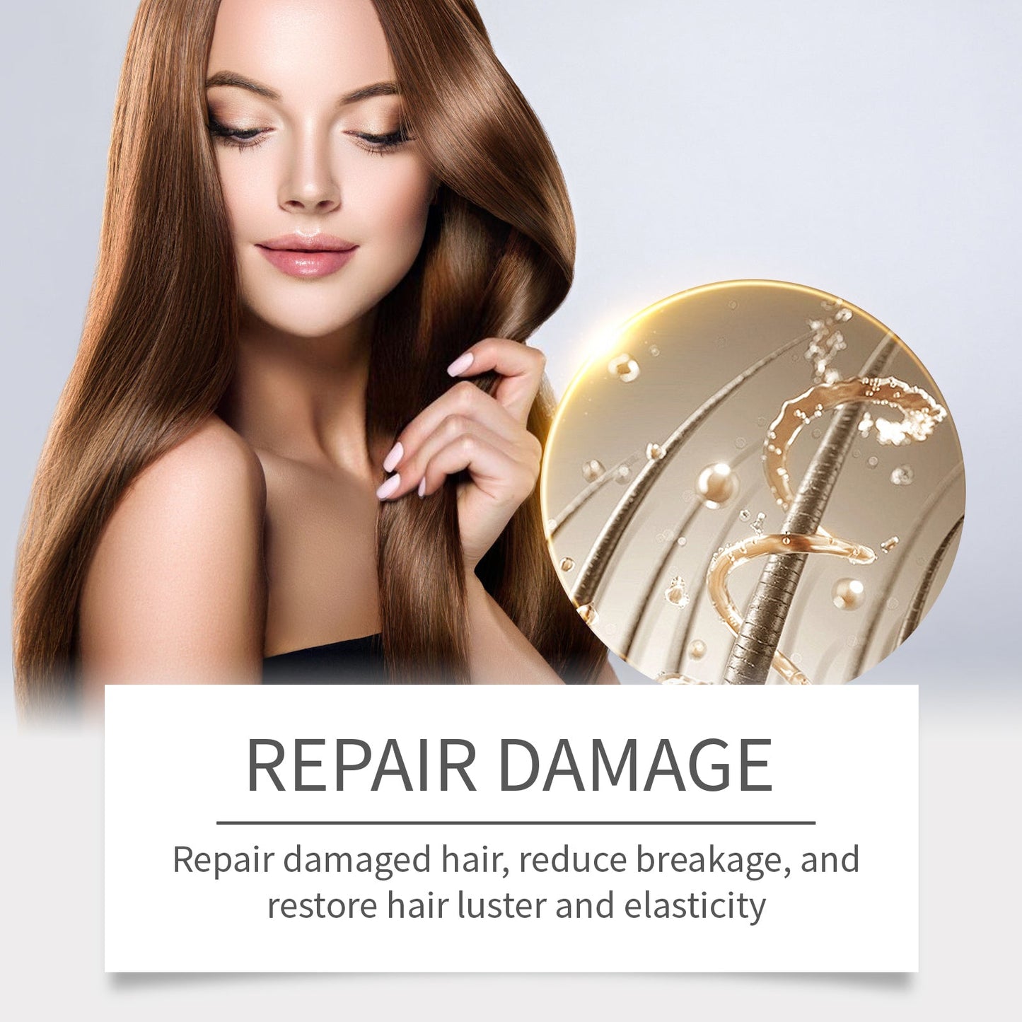 Blue Copper Peptide Hair Care Essential Oil, Moisturizes Dry Hair And Smooth Hair Massage Hair Care Essence - Korvel