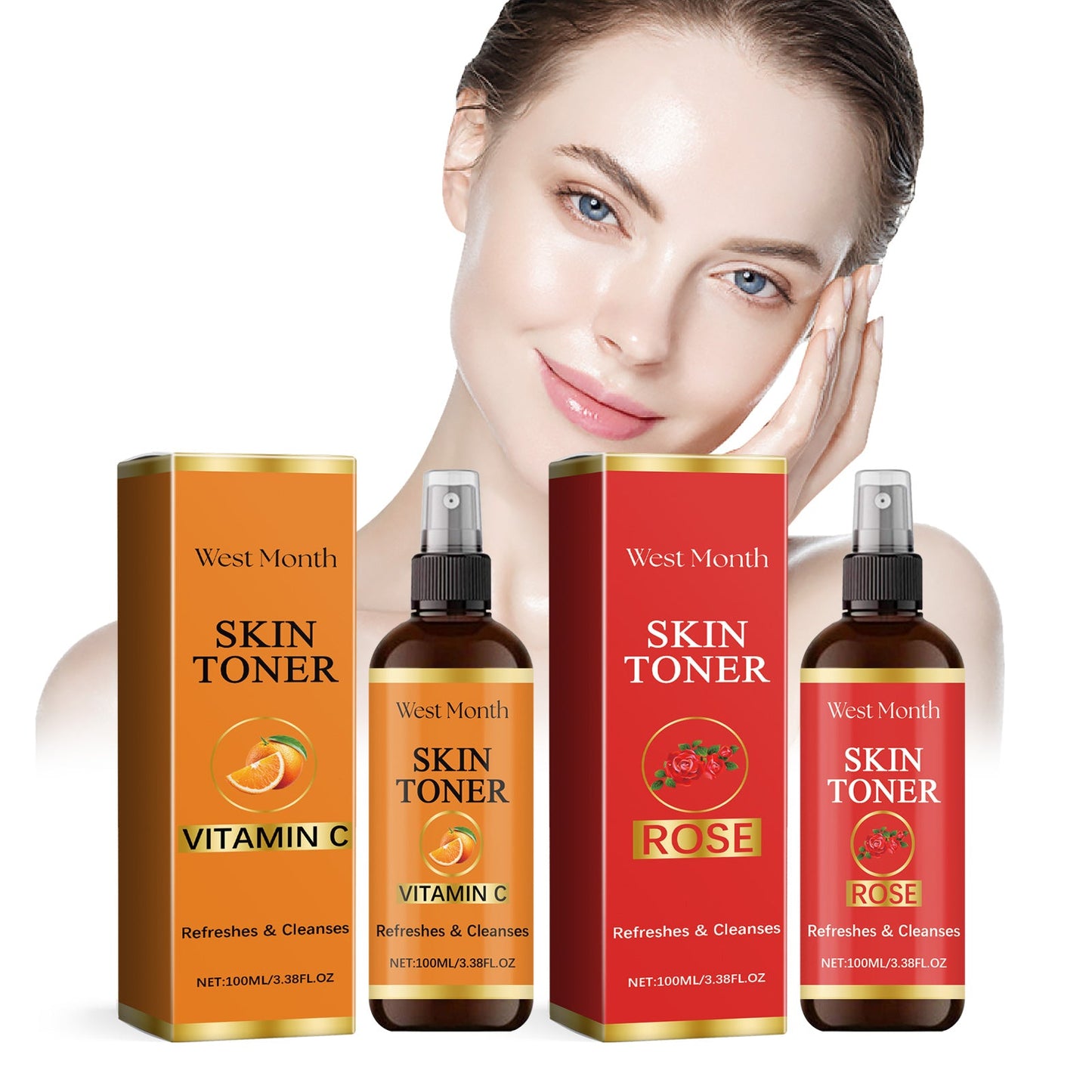 Toner Spray Hydrates And Moisturizes And Brightens Skin - Korvel