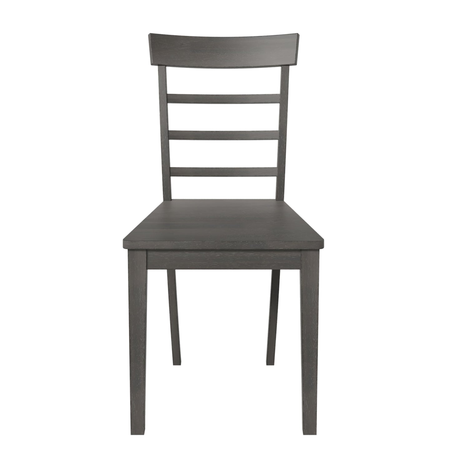 TOPMAX 5-piece square wooden pendant light expandable dining table set with 4 ladder back chairs  Gray - Korvel