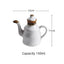 Ceramic Blue and White Kuibai Oil and Vinegar Dispenser